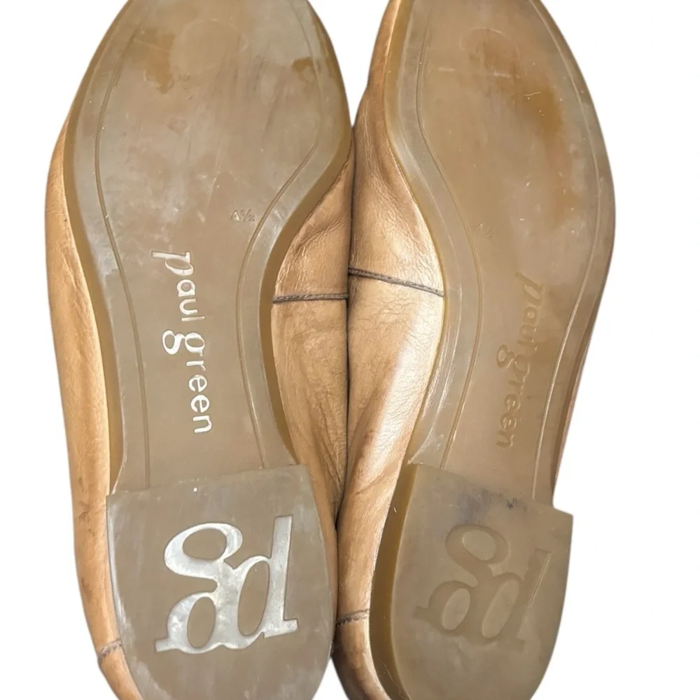 Paul Green light Brown Leather Loafers - Picture 6 of 6